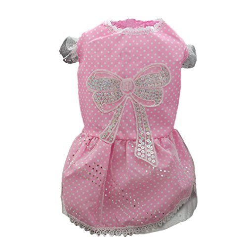 2017 New Pet Dress,Elevin(TM)Spring Summer Small Puppy Dog Cat Sleeveless Cute Princess Shirt Lace Skirt Tutu Dress Pet Supplies Clothes Apparel Outwear Costume