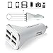 Car Charger,Mopower 6.8A/34W 4-Port USB Car Charger for iPhone 6 5S 4S , iPad 4,iPad mini, Samsung Galaxy S4 S3 S5,GPS and Digital Devices White