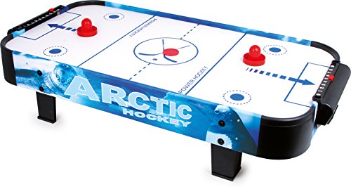 small foot Air-hockey da tavolo in legno e plastica, con un disco e due manopole, dai 5 anni, 9878