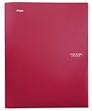 Five Star 2-Pocket Folder, Stay-Put Folder, Folders with Pockets, Red (72109)