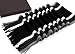 Lowpricenice(TM) Fashion Knitted Warm Men Scarf Fall/winter Wrap Muti-color Stripes (Black)
