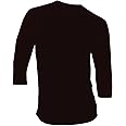 Dream USA Men's Casual 3/4 Sleeve Baseball Tshirt Raglan Jersey Shirt White/.