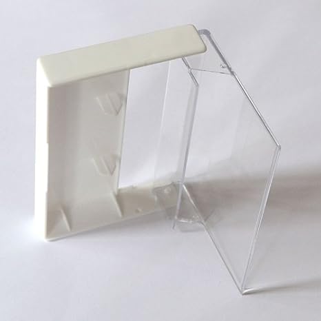 Cajas de Cassette, MC Case, casos transparentes/ blanco, 20 piezas: Amazon.es: Electrónica