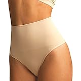 SAYFUT Women Waist Cincher Girdle Tummy Slimmer Sexy Thong Panty Shapewear,Nude,US 4-6/Waist 24.5-26.5 inches(Tag(Tag M)