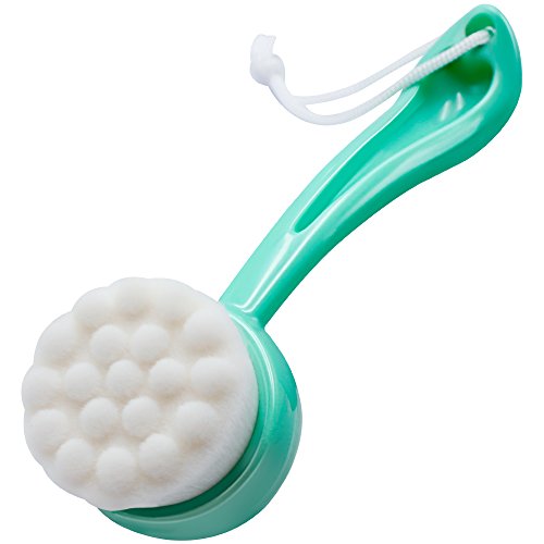 Mermaid facial body cleansing brush manual face skin cl…