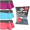 Real Men Bulge Enhancing Pouch Underwear for Men – 1, 3 and 6 Pack Set - Modal Boxer Briefs ABCD Pouch