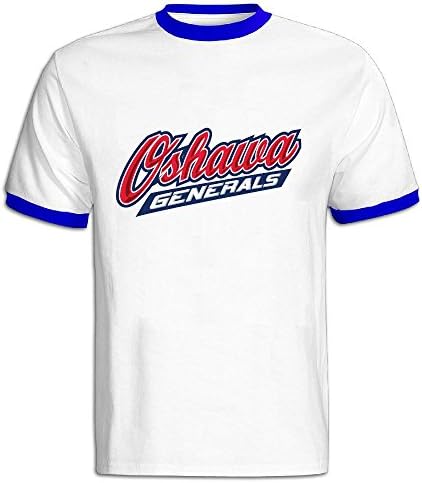 Short Sleeve RoyalBlue XL Oshawa Generals Logo 100% Cotton T-shirt For Men New Coming O-Neck Tee Shirt