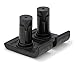Top Glides Flexfit Universal Walker Ski Glides (Black)