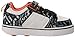 Heelys Boys' Bolt Plus x2 Sneaker, Black/White/Orange, 4 M US Little Kid