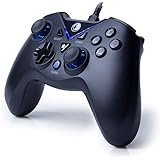 IFYOO ZD V-one Wired Gaming Controller USB Gamepad Joystick for PC(Windows XP/7/8/10) &amp; Playstation 3 &amp; Android &amp; Steam (V-one[Black&amp;Blue])