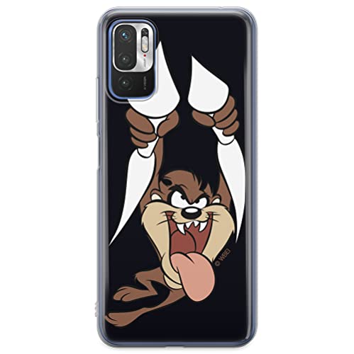 ERT GROUP Handyhülle für Xiaomi REDMI Note 10 5G / Poco M3 PRO Original und offiziell Lizenziertes Looney Tunes Muster Tasmanian 002 optimal an die Form des Handy angepasst, hülle aus TPU