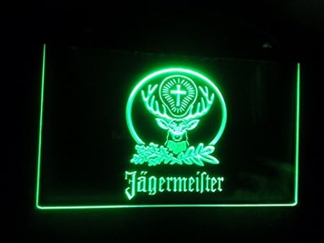 Deutsch Likör und Spirituosen Logo Neon LED Zeichen Werbung Neonschild Grün by LEDHouse
