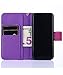 FLYEE Compatible with Galaxy S8 (5.8 inch,Released in 2017),Wallet Case for Women and Girls with Card Holder,Premium Flip PU Leather Protective Case with Wrist Strap -Embossed Flowers Purple