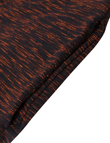 Faddare Pullover Sweatshirts for Women,Activewear T-Shirts,Rust Red 2XL - Thumbnail 4