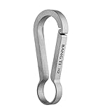BANG TI Titanium Quick Release Keychain Hook (Durable Integrated Spring Clip)