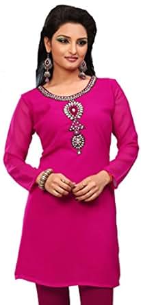 Amazon.com: Maple Clothing Indian Tunics Kurti Top Blouse