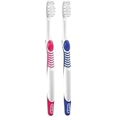 Oral Basics Complete Toothbrush for Sensitive Teeth, 35 Extra Soft, Individually Packaged, Assorted Colors, Value Bundle - Pack of 2