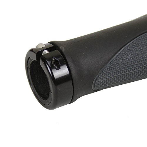 image for VELO VLG-1185AD3 Black/Gray Gel Bicycle MTB Mountain Bike Horn Ergonom
