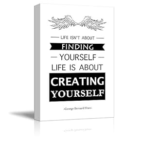 Black and White Quote Life Isn