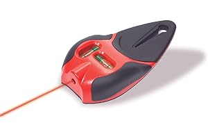 Kapro - 810 Prolaser Nail Gripper - Laser Level - with Magnetic Wristband, Built-in Nail Gripper & Pressure Activated On/Off Switch - for Horizontal and Vertical Alignment - 20’ Range - Red