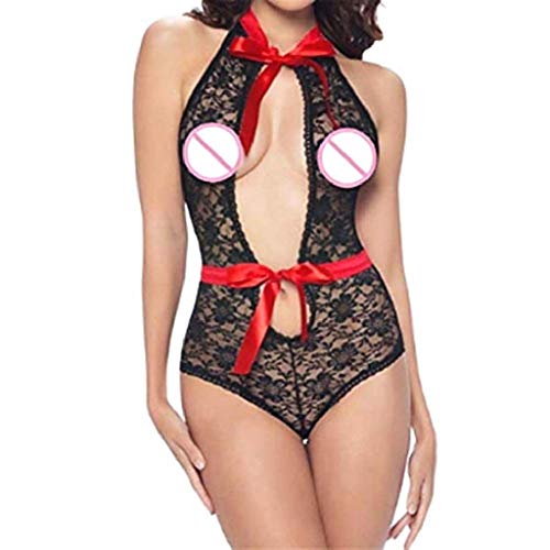 EVRYLON-Body-donna-sexy-pizzo-trasparente-rosso-nero-aperto-avanti