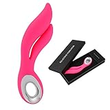 MILIDE Silicone Waterproof G-Spot Vibrators Personal & Dual Motor | Medical Grade Waterproof,USB Rechargeable Sex Toy | for Women Or Couples Massage,Powerful Orgasms,Vigina&Clitoris Stimulation