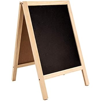 Chalkboard Sign,Mini Chalk Boards with Frame 10x15.7 Inches Small Chalkboard EaselUsed as Wedding Decor Welcome Sign Kitchen ChalkBoards Menu Small Blackboard Standing Sign.