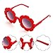 BKpearl 6 Pcs Flower Kids Sunglasses, Cute Girl Sunglasses UV Protection Glasses Colorful Eyewear for Baby Kids Children Girl