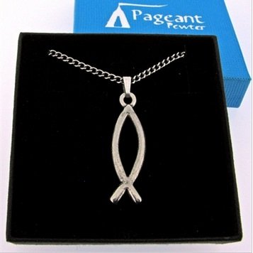 SelectaChristian Fish Pewter Pendant