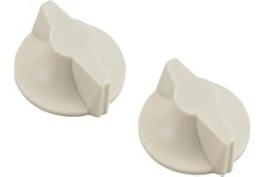 CAMGJORT 2 PCS 146MT574 Timer Knob for FD Series Spring Wound Wall Timer, Bathroom Heater Fan and Light Control,Light Almond