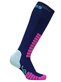 Eurosocks Unisex Child Ski Supreme Junior Sock, Navy, XX-Small