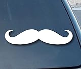 spdecals Mustache Car Window Vinyl Decal Sticker 6