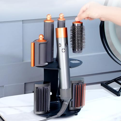 Fit fot Dyson Airwrap Organizer Stand, Desktop or Wall Mount Storage Holder for 6 Attachments