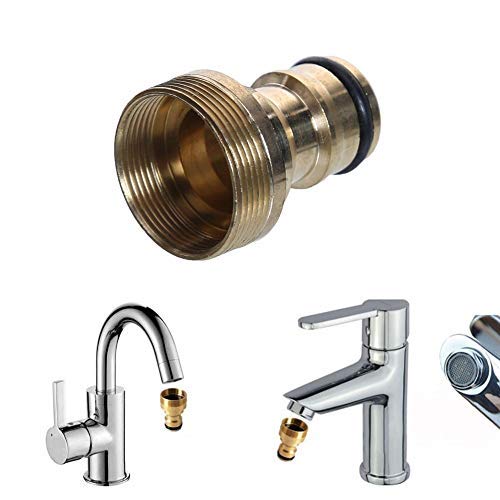 SBYMX Universal Kitchen Tap Connector Mixer Hose Adaptor Pipe Joiner Fitting Water Adapter Tool for Garden Watering