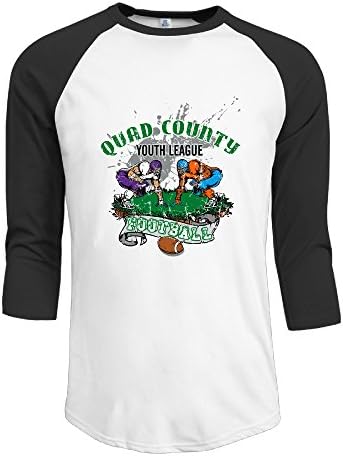 Raglan Sleeves T Shirts 80s Youth Football Man's Half SleeveÂ T Shirts