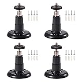 EEEKit 4-Pack Outdoor/Indoor Wall Mount Compatible with Arlo Pro 2,Arlo Pro,Arlo,Arlo Ultra,Arlo Go Security Camera, 360 Degree Adjustable Ceiling Mount for Reolink RLC-410/Reolink Argus/Argus 2 CCTV
