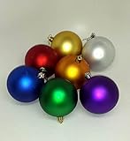 Lot of 120 Pieces -Bulk Shatter-Proof Christmas Ornaments - Minor Blemishes