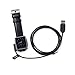 TUSITA [2-Pack] Charger for Pebble Steel 2nd - USB Charging Cable 150cm - Smartwatch Accessories