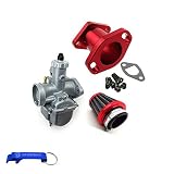 TC-Motor Racing Performance Mikuni VM22-3847 Carburetor Carb Mainfold Intake Pipe Inlet Air Filter For Predator 212cc GX200 196cc Engine Mini Bike Go Kart