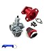 TC-Motor Racing Performance Mikuni VM22-3847 Carburetor Carb Mainfold Intake Pipe Inlet Air Filter For Predator 212cc GX200 196cc Engine Mini Bike Go Kart