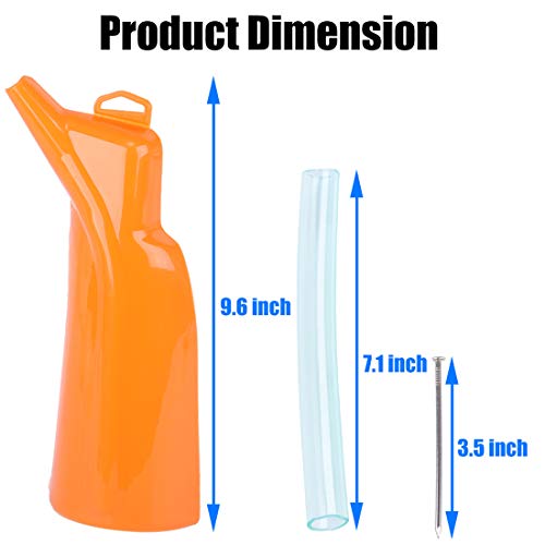 Drip-Free Oil Filter Funnel Set Oil Change Kit Replacement for Harley Davidson Motorcycles,Orange - KIWI MASTER - Thumbnail 3