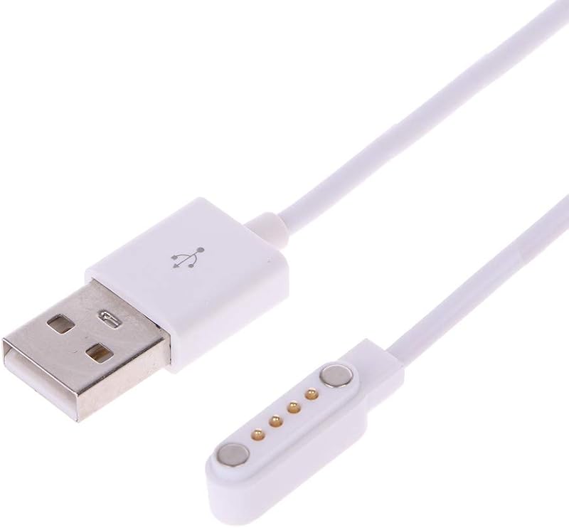 KERDEJAR Magnetic USB Charger Cable for KW88 KW18 GT88 G3 Smartwatch 4-Pin