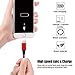 MFi Certified iPhone Charger, Lightning Cable, 4Pack (3FT 6FT 6FT 10FT) to Syncing Data and Nylon Braided Cord Charger Compatible with iPhone/XS/XR/X/8/8 Plus/7/7 Plus/6S/6 Plus More (Black&red)