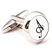 Digabijewelry Initial Cufflinks (Alphabet Letter) by Men's Collections