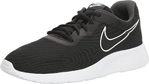 Nike men s tanjun premium running sneaker black/black/a…