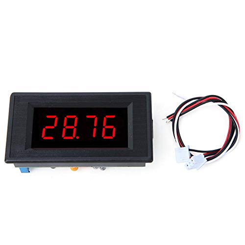 Fafeicy 5135A DC5V Digital Voltmeter, 1/2 Digital Panel Meter Voltage Tester with Red LED for Motorcycle Car Motor Panel Mount (DC50mV/DC100mV/DC200mV)