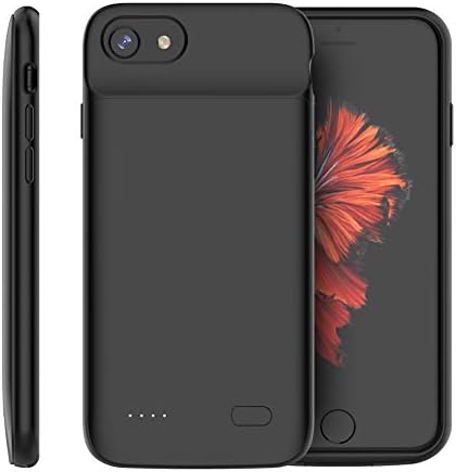 バッテリーケース Iphone Se2 8 7 6s 6 30mah 保護充電ケース 拡張バッテリー充電器ケースカバー ブラック Se 4 7インチ ポータブル充電式 流行 用 対応