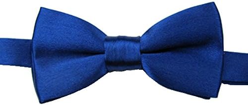 EachWell Solid Color Rayon Boys Kids Adjustable Bow tie Holiday Party Dress up