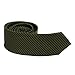 DAE2031 Olive drab Black Young Slim Tie Matching Present Box Set Stripes Cheap Skinny Tie ST By Dan Smith, CID-046-11 ,One Size