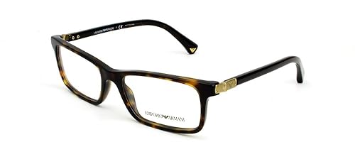 Emporio Armani Für Frau 3005 Dark Tortoise Kunststoffgestell Brillen, 51mm